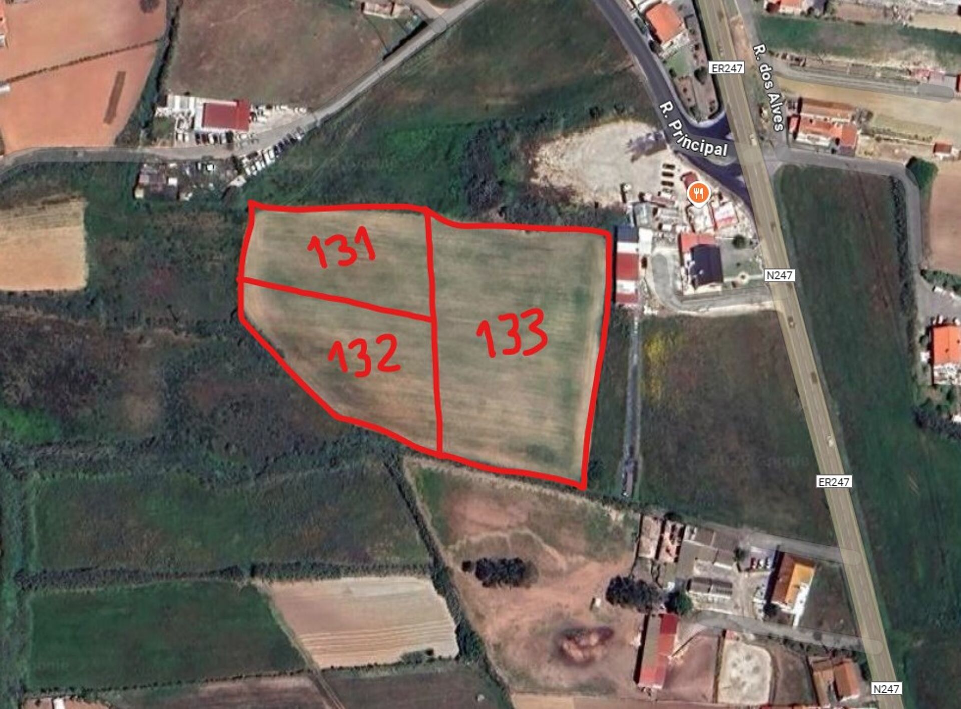 Oportunidade Única – Venda de Três Terrenos Rústicos no Brejo, Encarnação (Mafra)